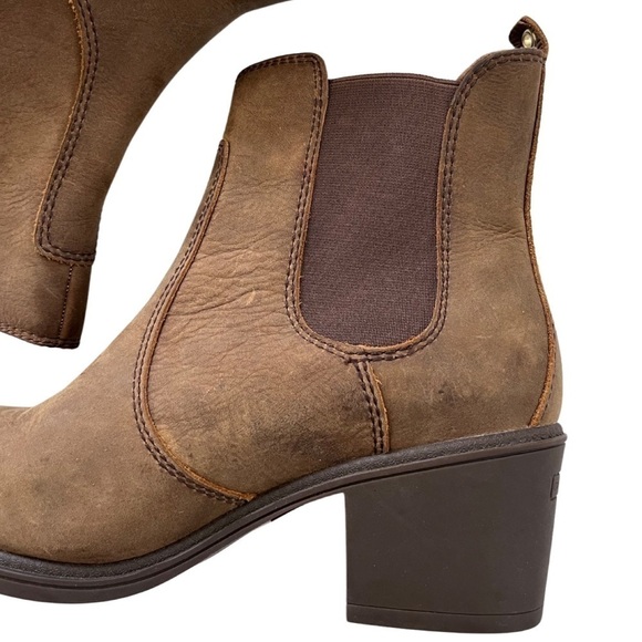 Kodiak Canada’s Waterproof Heeled Chelsea Boot Size 9 Brown Leather Pull On - Picture 5 of 11